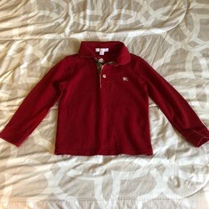 Burberry long sleeve polo (boys)